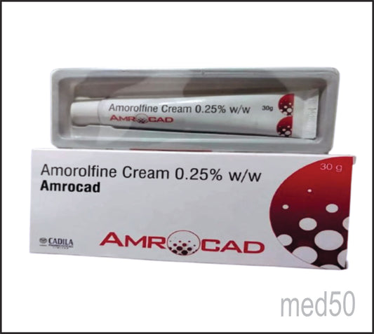 Amrocad Cream (Amorolfine 0.25 %)
