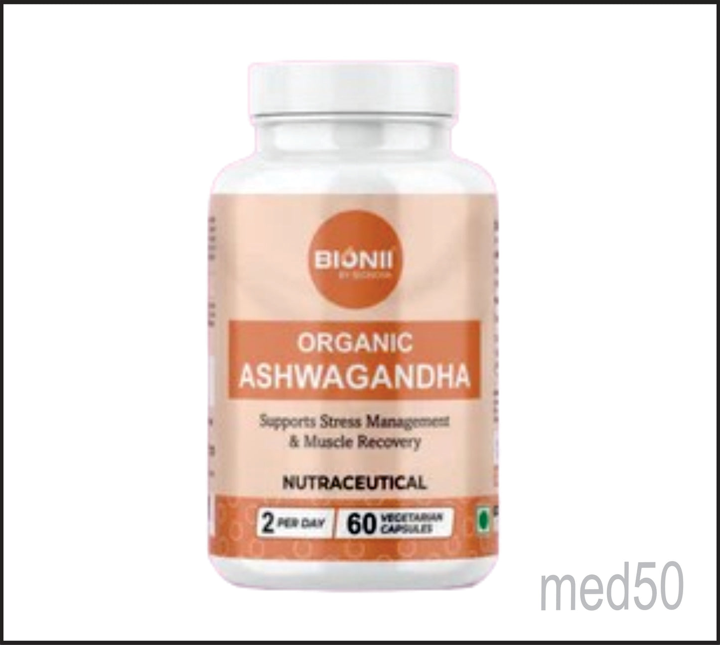 ORGANIC ASHWAGANDHA CAPS (Organic Ashwagandha-500 mg)