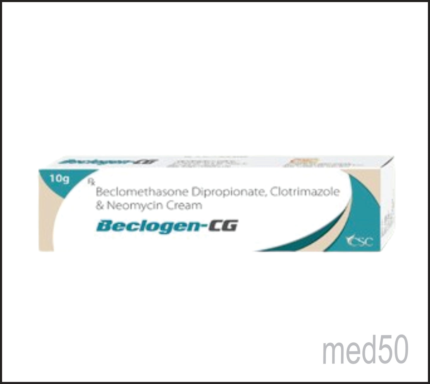 Beclogen CG Cream (Beclomethasone 0.025% w/w + Clotrimazole 1.00% w/w + Neomycin 0.50% w/w)