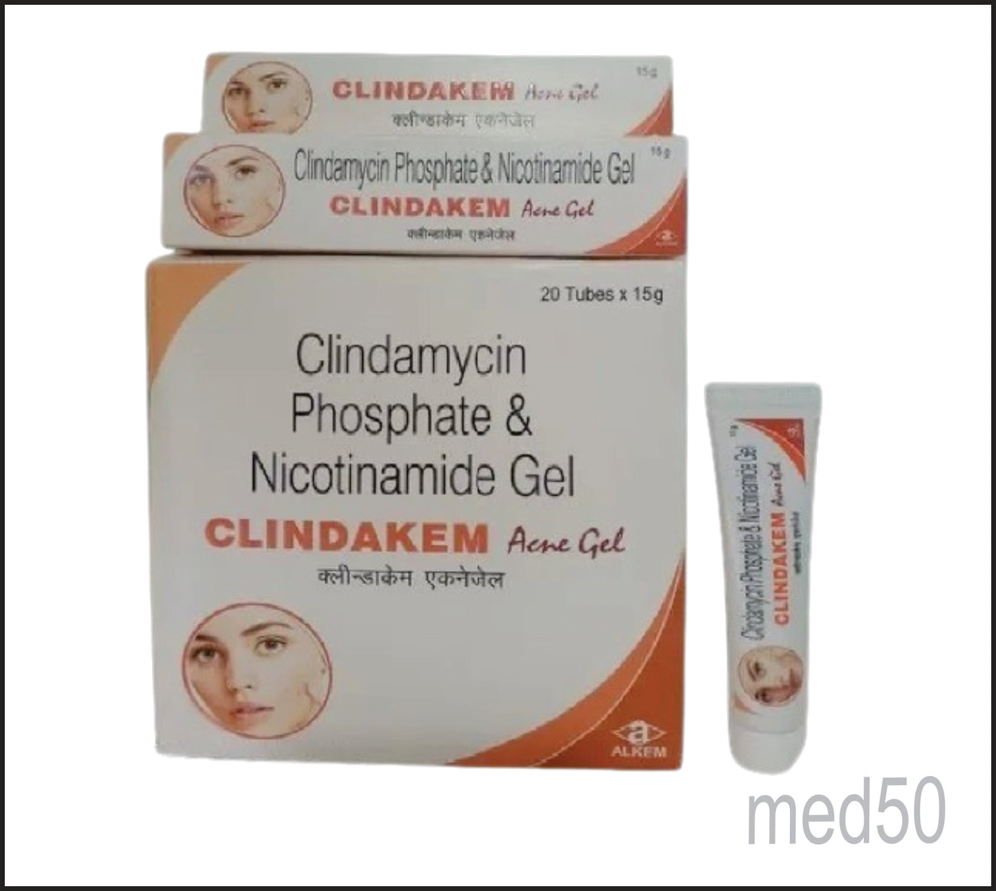 Clindakem Acne Gel (Clindamycin Phosphate 1%W/W + Nicotinamide Ip 4 % W/W)