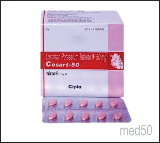 COSART 50 Tab (Losartan Potassium 50 mg)