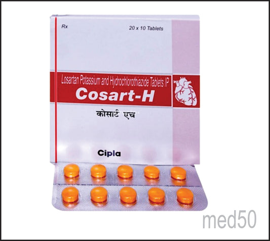 COSART H Tab (Losartan Potassium 50 mg + Hydrochlorothiazide 12.5 mg)