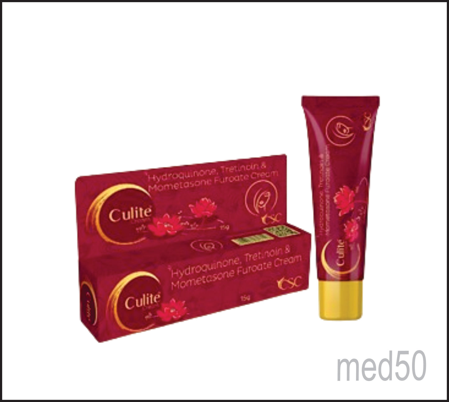Culite Cream (Hydroquinone 2% w/w + Tretinoin 0.025% w/w & Mometasone Furoate 0.1% w/w Cream)