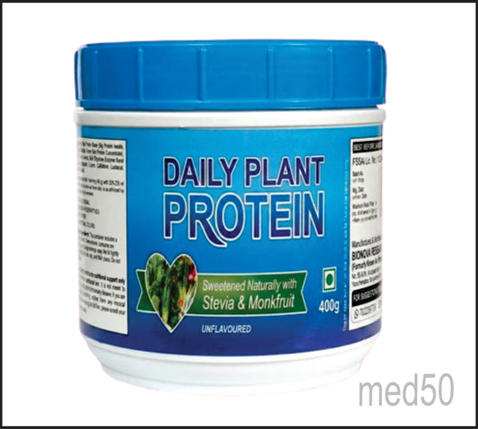 BIONOVA PLANT PROTEIN (UNFLAVOURED) 400 g (Plant Protein, Digestive Enzyme Blend)
