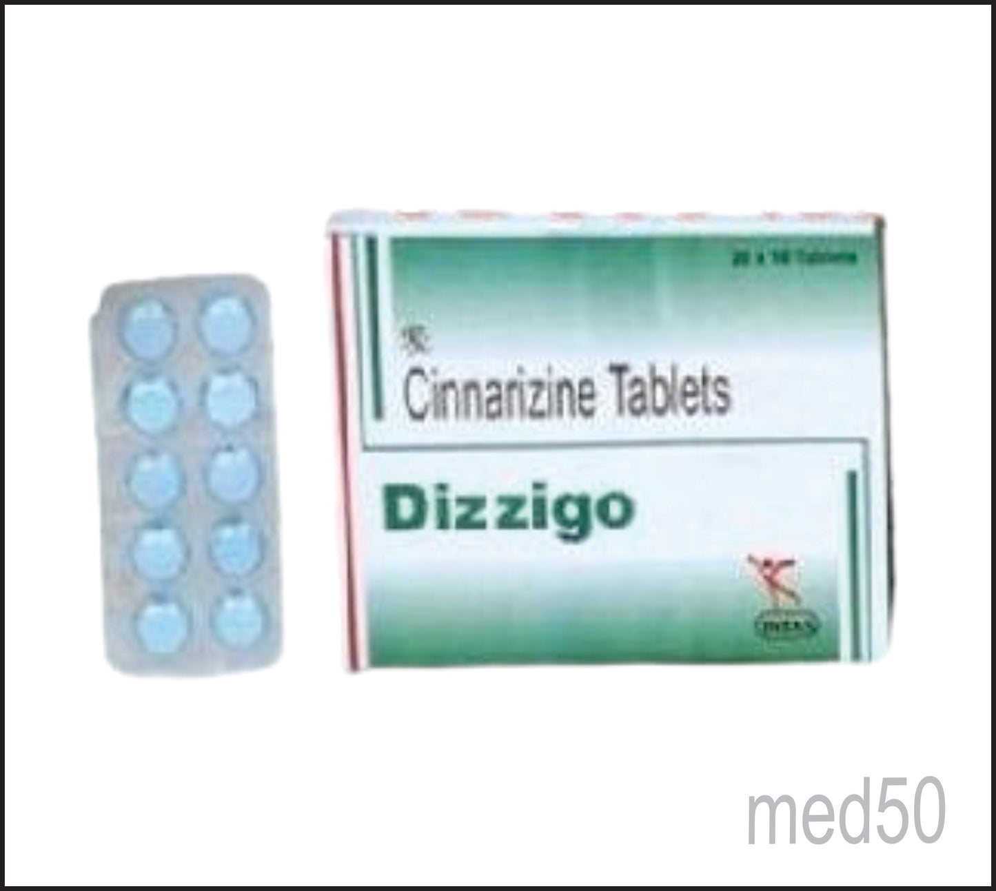 Dizzigo 25 Tab (Cinnarizine 25 mg)