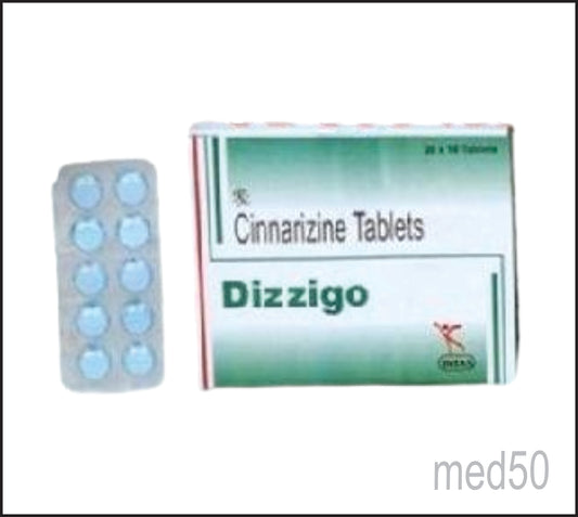 Dizzigo 25 Tab (Cinnarizine 25 mg)