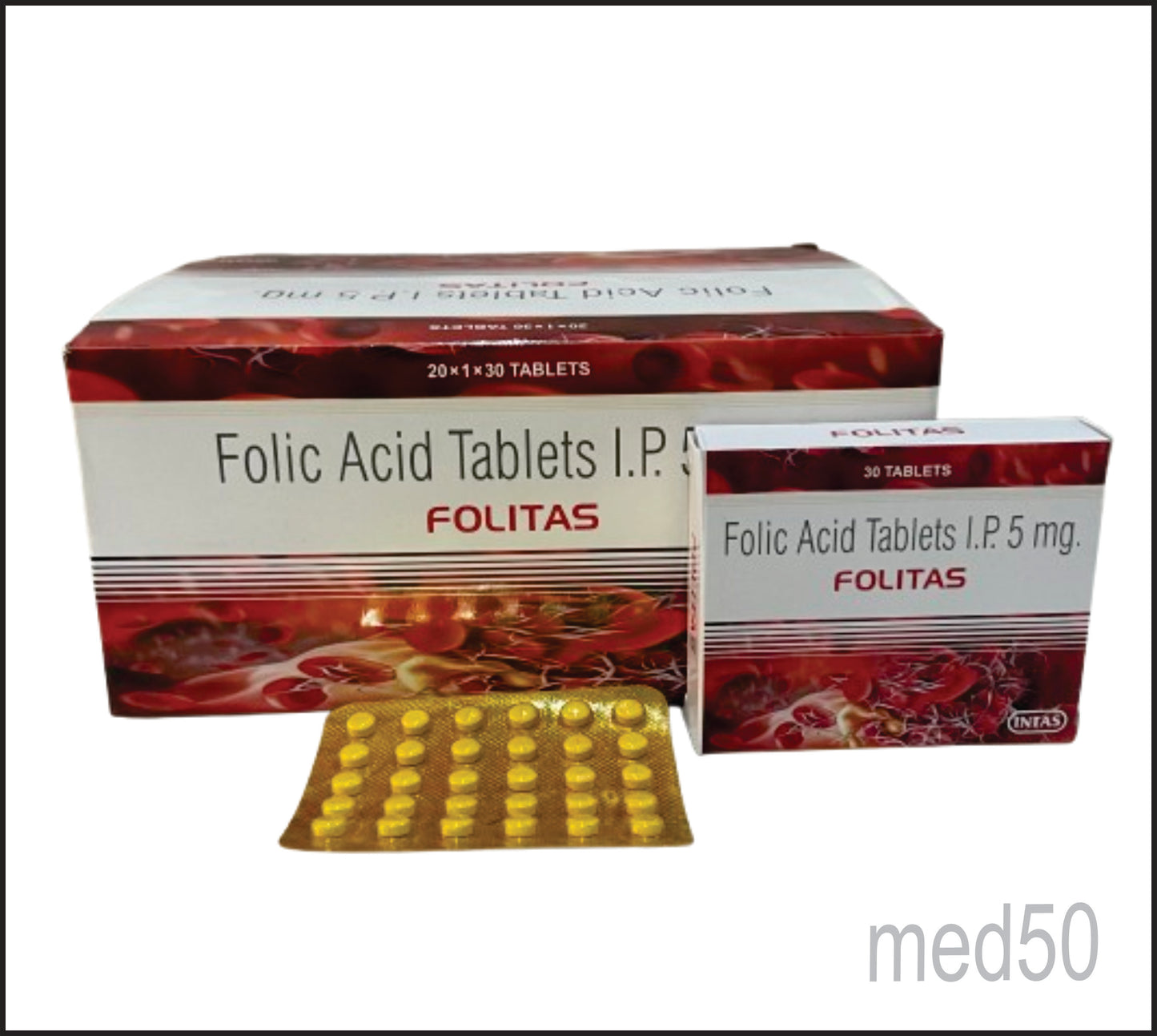 Folitas Tablet (Folic Acid 5 Mg)