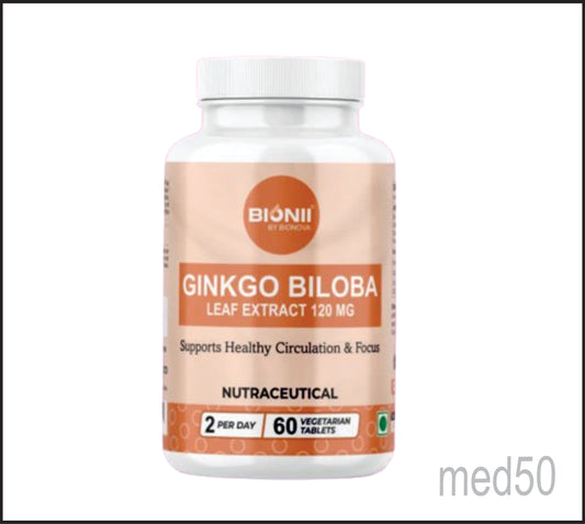GINKGO BILOBA TABS 60's (Ginkgo Biloba Extract-60 mg)