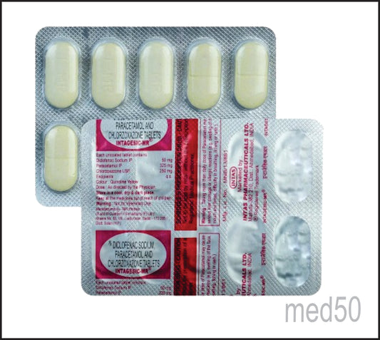 New Intagesic Tab (Diclofenac Sodium 50 mg + Paracetamol 325 mg)