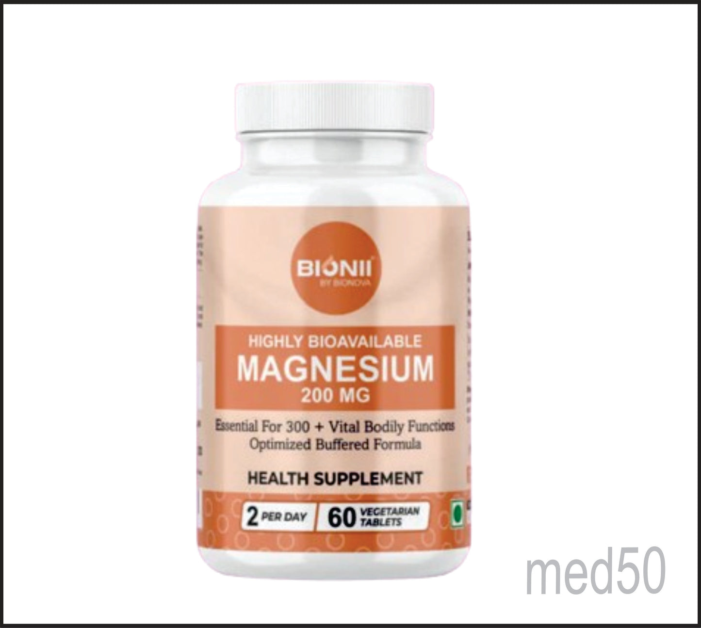 MAGNESIUM 200 MG TABS (Magnesium-200 mg (as Buffered-Magnesium Bisglycinate)