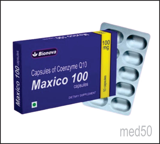 MAXICO-100 CAPS  (Co-enzyme Q10-100mg)