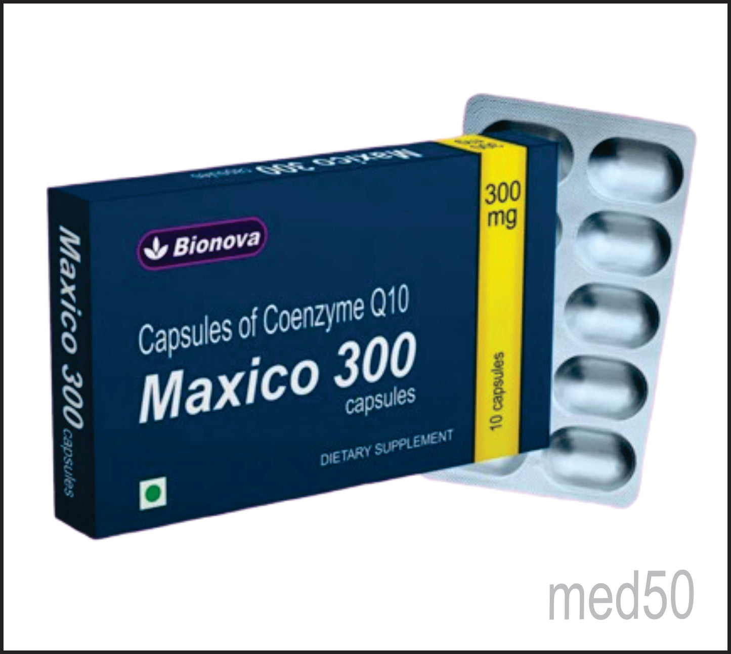MAXICO-300 CAPS (Co-enzyme Q10-300mg)