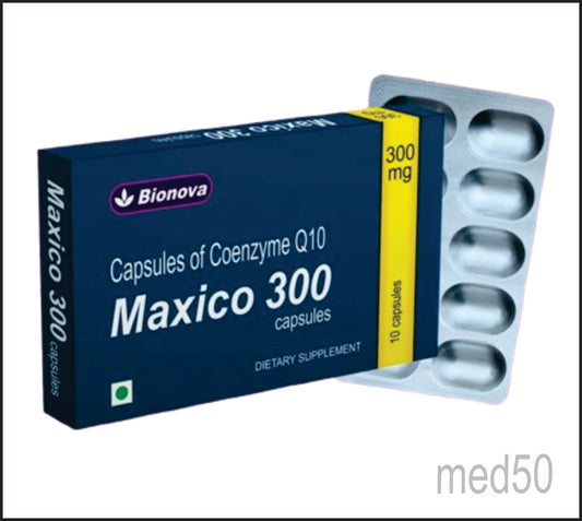 MAXICO-300 CAPS (Co-enzyme Q10-300mg)