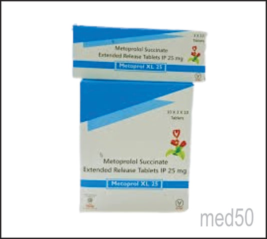 Metoprol XL 25 Tablet (Metoprolol Succinate IP 25MG)