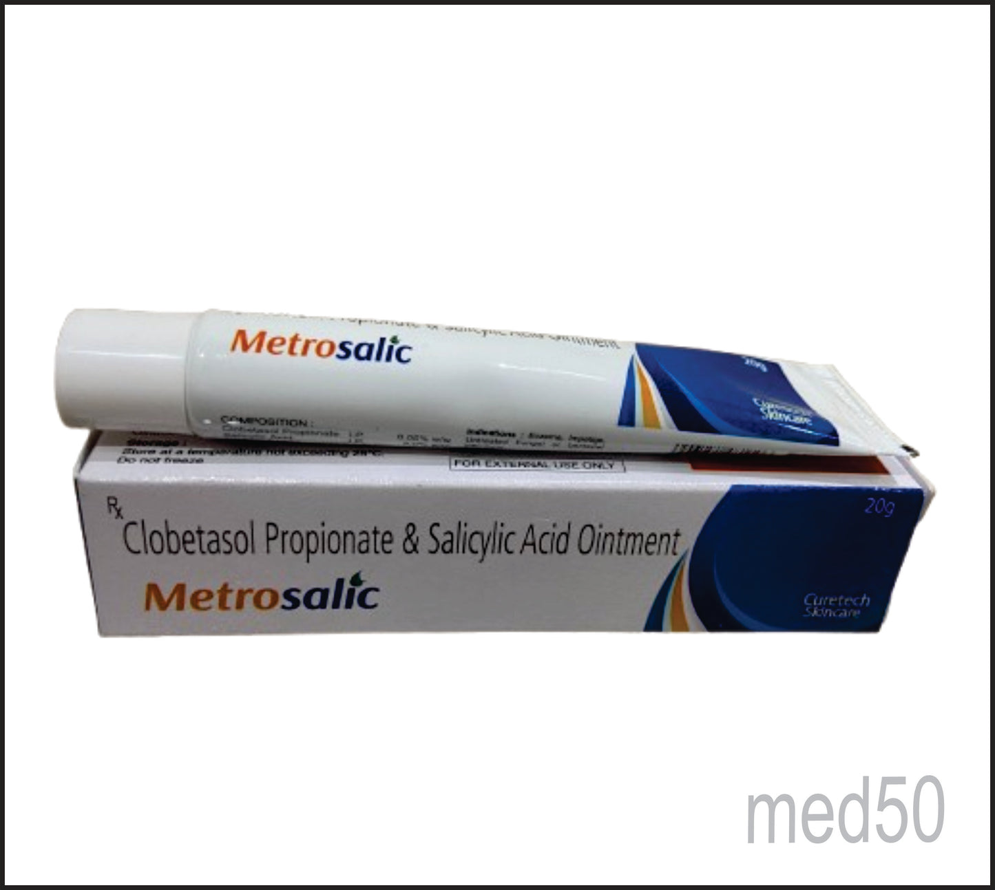 Metrosalic Ointment (Clobetasol Propionate 0.05%  + Salicylic Acid 2%)