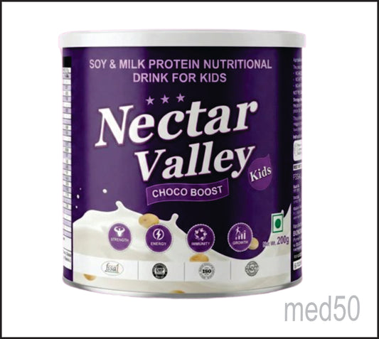 NECTAR VALLEY(CHOCOLATE) 200 g (Soy & Milk Protein with Fiber, Probiotics, Vitamins & Minerals)
