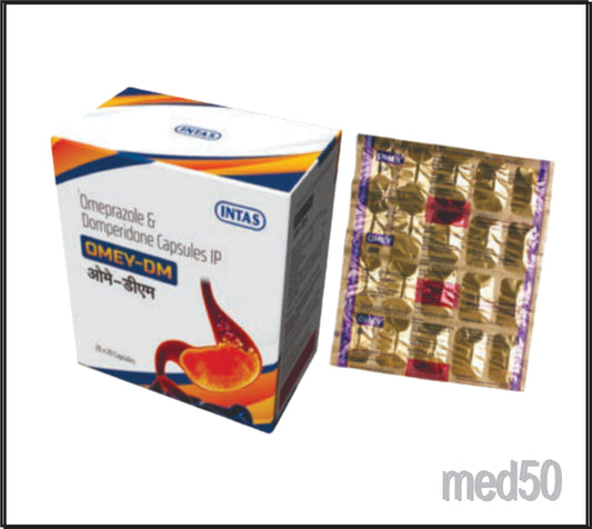 Omey Dm Cap (Omeprazole 20 mg + Domperidone 10 mg)