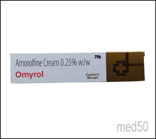 Omyrol Cream (Amorolfine Cream 0.25% w/w)