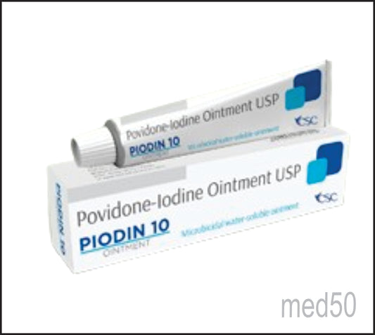 Piodine 10 Ointment (Povidone Iodine 10% w/v)