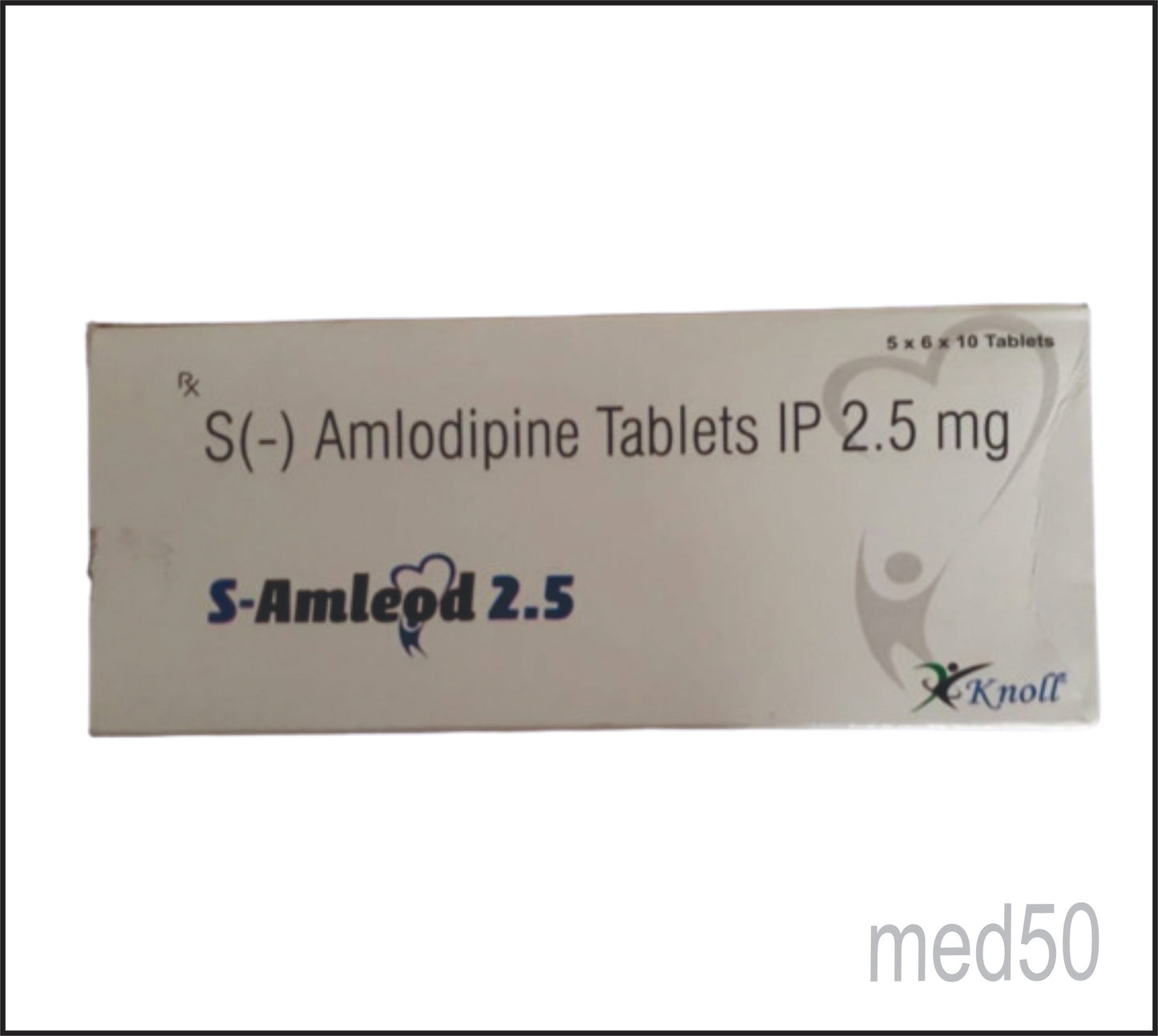 S-Amleod 2.5 Tablet (S-Amlodipine 2.5mg)