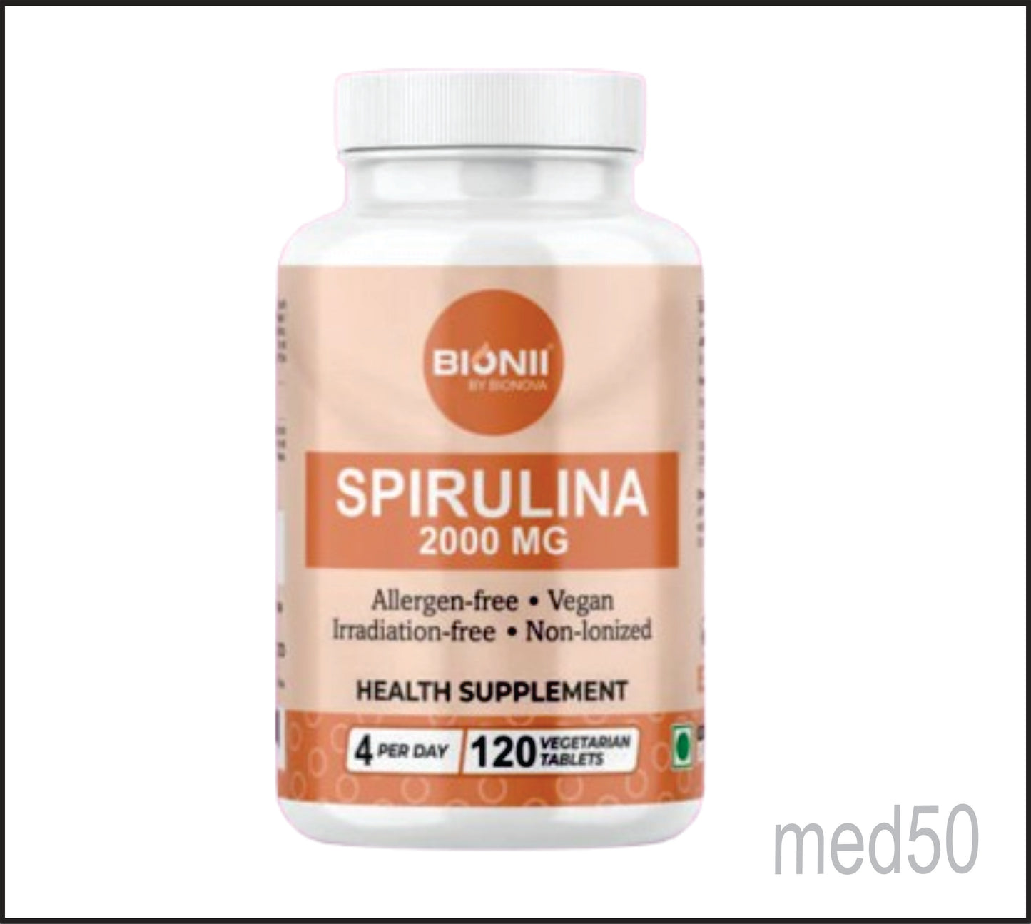 SPIRULINA 2000 MG TABS (Spirulina Powder-2000 mg)