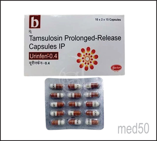 Urinfen 0.4 Capsule (Tamsulosin 0.4 Mg)