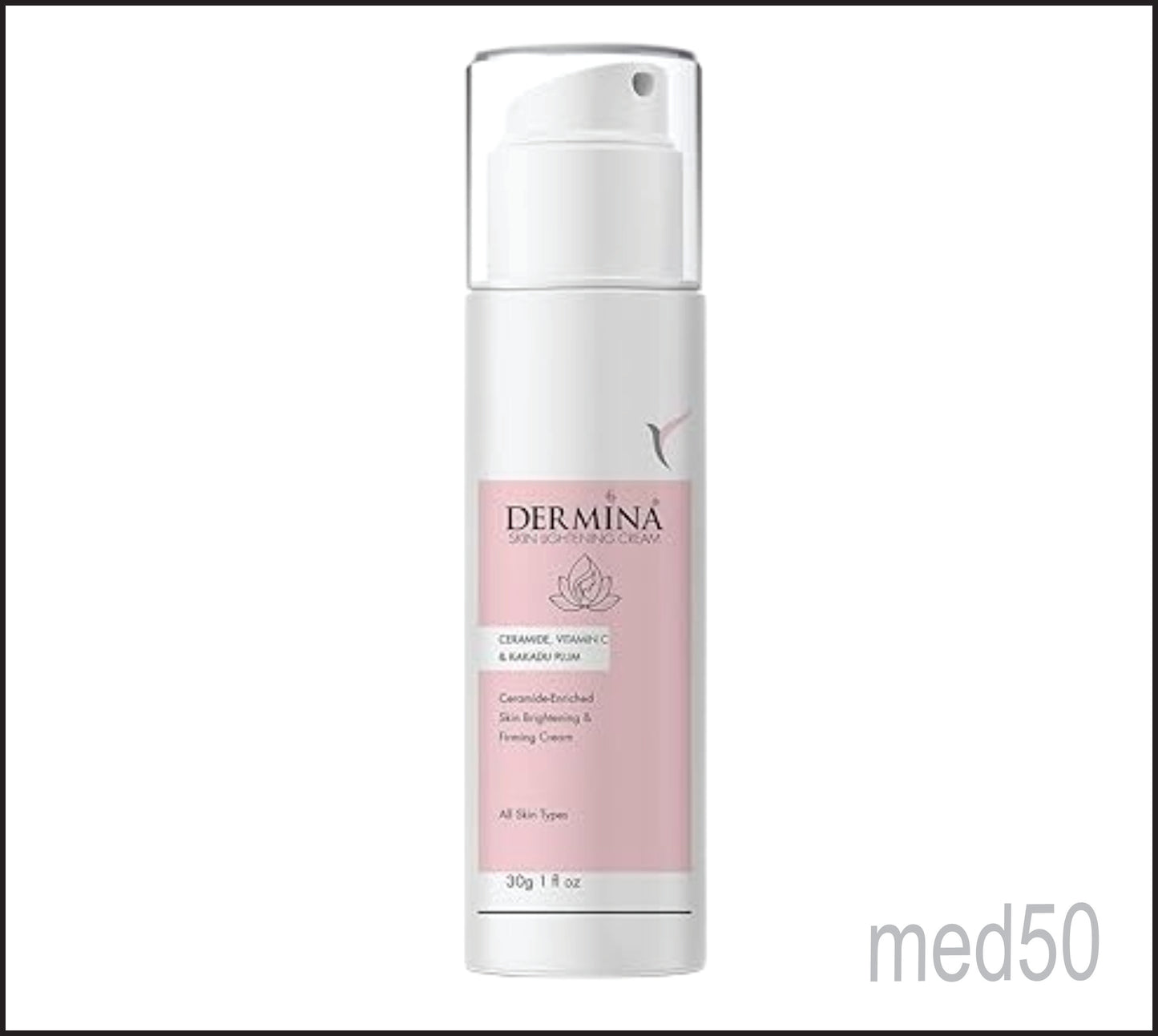 Dermina Skin Brightening Cream with Vitamin C and Ceramides