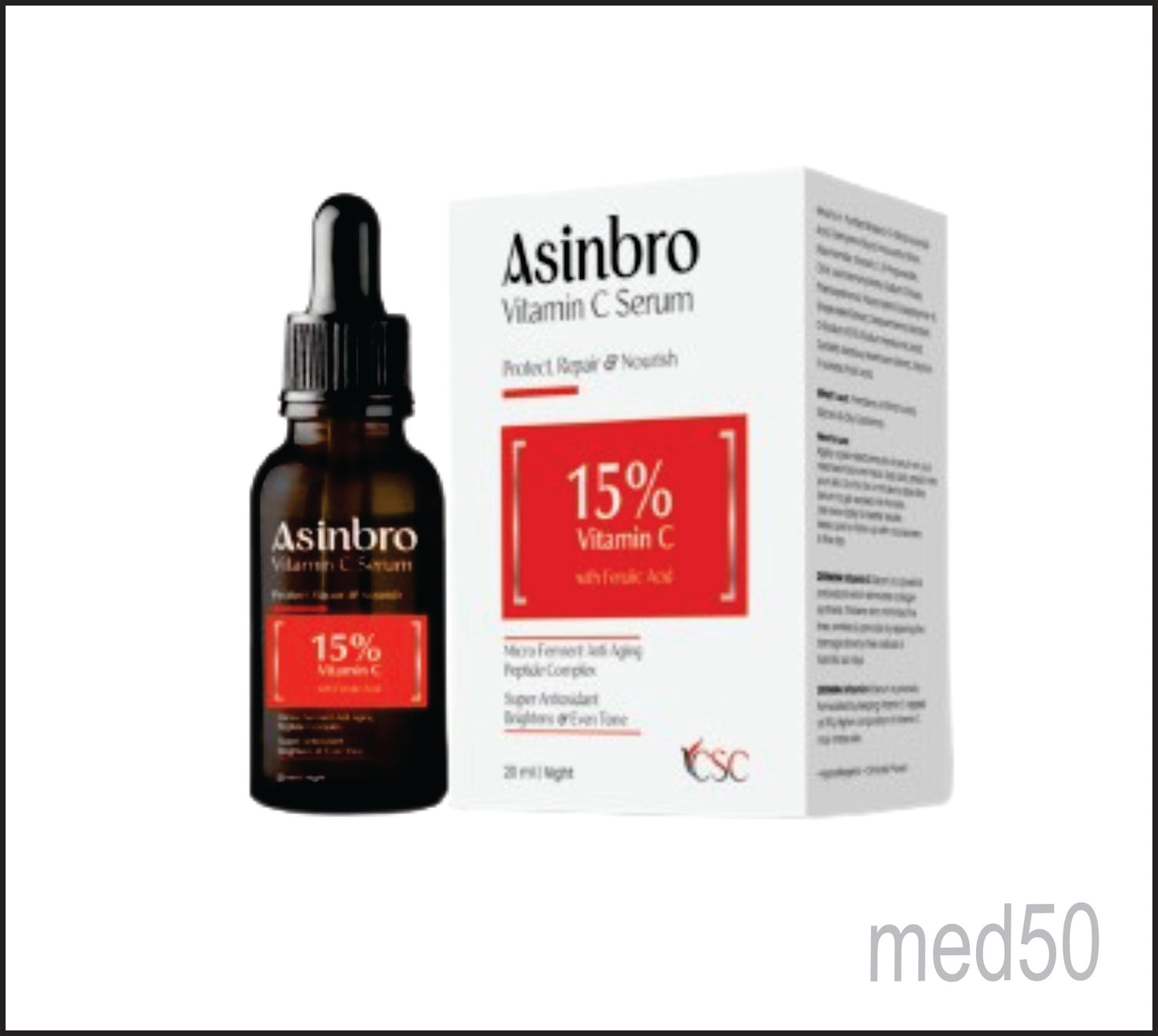 Asinbro Serum (15% Vitamin C with Ferulic Acid)