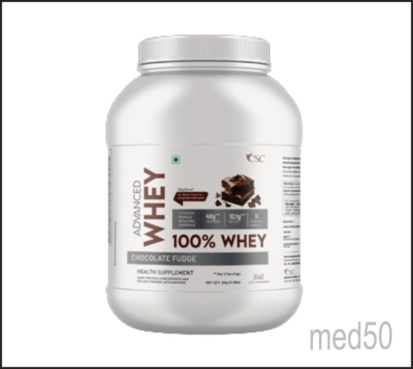 CSC Advance Whey 2LB (Protein Powder (Chocolate Fudge Flavour )