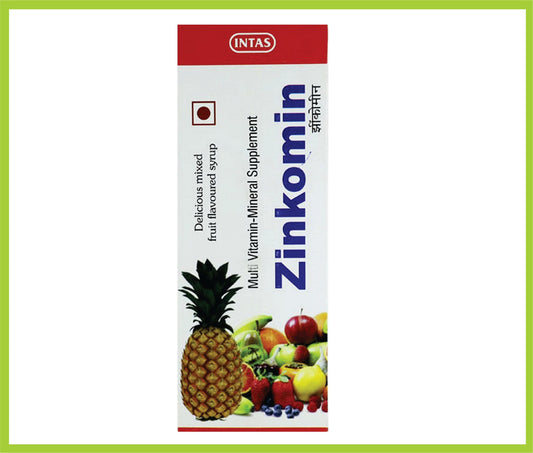 ZINKOMIN 200 ML (Zinc & Multivitamin Tonic) by Intas